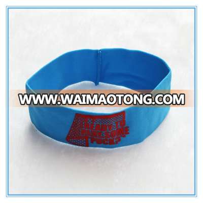 Fashion women men custom logo printed sports headbands fitness athletic headbands