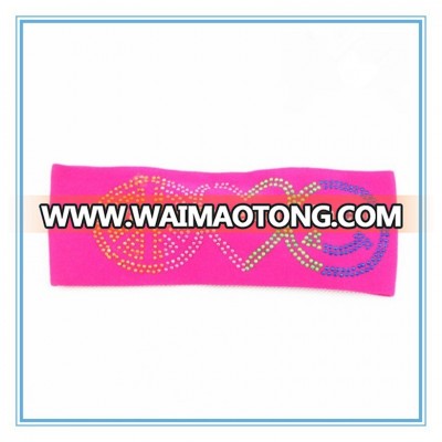 Factory custom yoga headbands fashion girls stretchy nylon spa headband