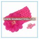 Baby Crochet hairband soft touch headband stretch headband with flower